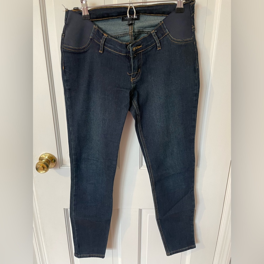 Small Maternity Skinny Jeans with Side-Panel